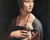 莱昂纳多达芬奇 - 塞西莉亚加勒拉尼的肖像